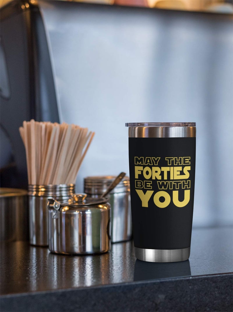 NewEleven 40th Birthday Gifts For Men Women - 1984 40th Birthday Decorations For Men Women - 40 Year Old Birthday Gifts For Dad  Mom  Friends Turning 40-20 Oz Tumbler - Image 4